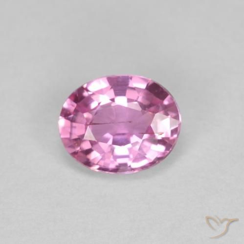 0.46ct Natural Rosado intenso Zafiro, Ovalada, VS