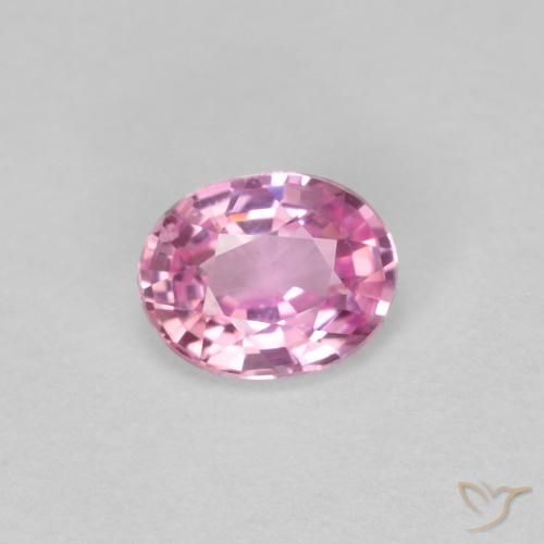 0.38ct Natural Rosado púrpura real Zafiro, Ovalada, VS