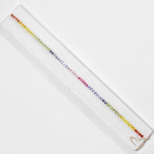 5.57ctw Natural Multicolor Zafiro, Redondo, VS