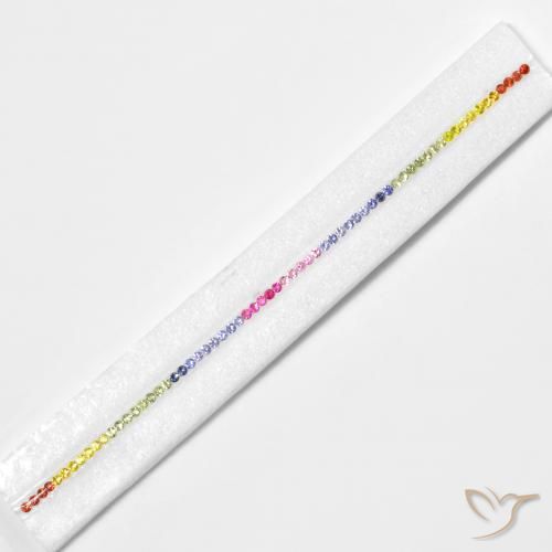 5.06ctw Natural Multicolor Zafiro, Redondo, VS