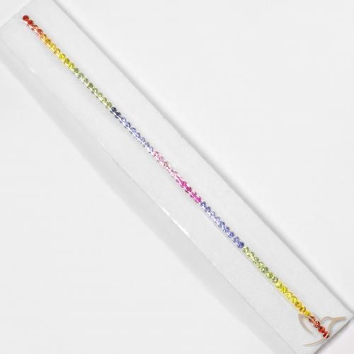 Gemas de Zafiro Multicolor natural de 5.43 ct, Redondo, VS