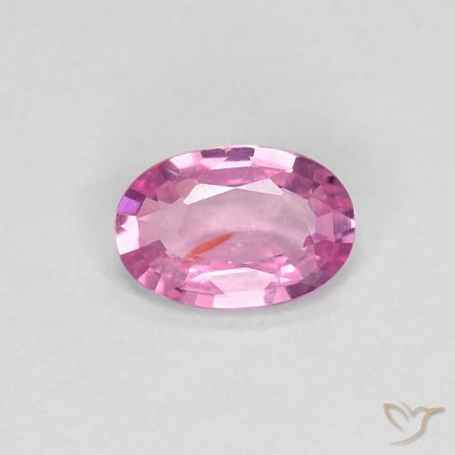 0.44ct Natural Rosado intenso Zafiro, Ovalada, VS