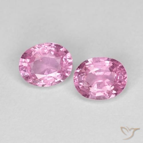 0.91ctw Natural Rosado muy claro Zafiro, Ovalada, VS-SI