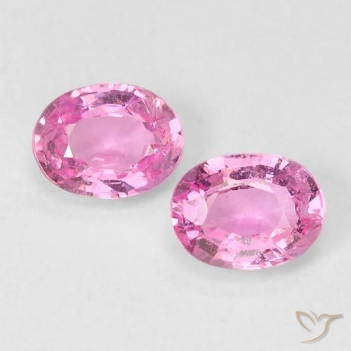 0.80ctw Natural Rosado púrpura real muy claro Zafiro, Ovalada, VS-SI