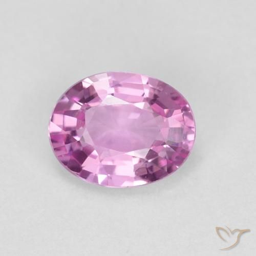0.52ct Natural Púrpura intenso Zafiro, Ovalada, VVS