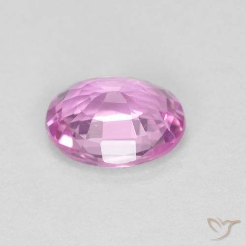 Zafiro Púrpura intenso natural de 0.52 ct, Ovalada, VVS