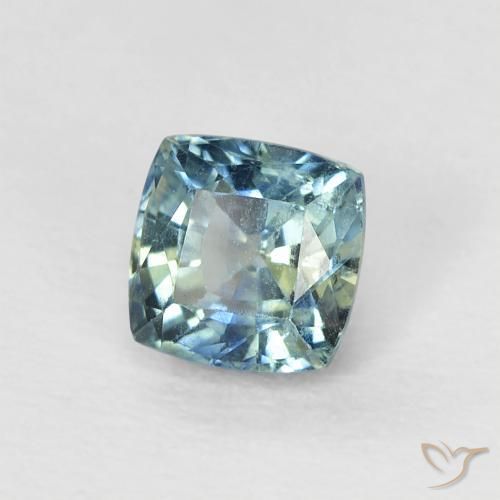 Zafiro Cerceta natural de 0.69 ct, Forma Cojín, VS