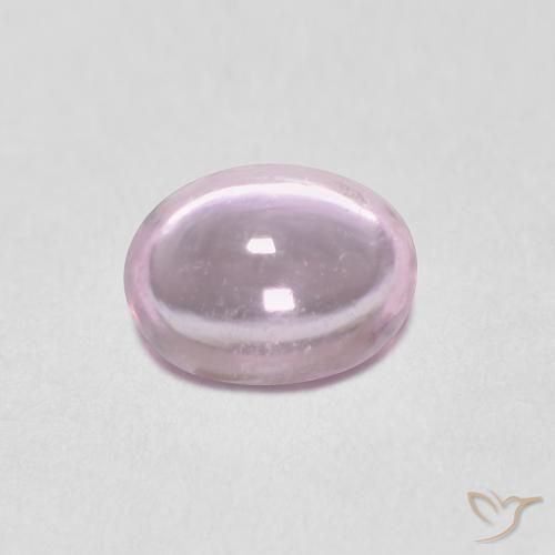 0.51ct Natural Tono rosado muy claro Zafiro, Ovalada, Transparente