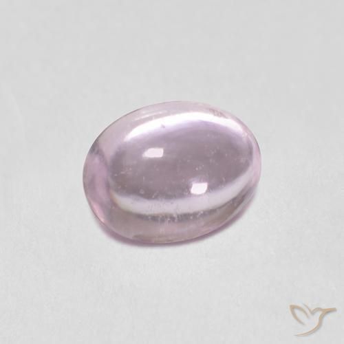 Zafiro Tono rosado muy claro natural de 0.51 ct, Ovalada, Transparente