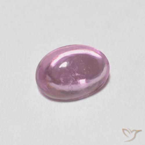 0.49ct Natural Rosado muy claro Zafiro, Ovalada, Transparente