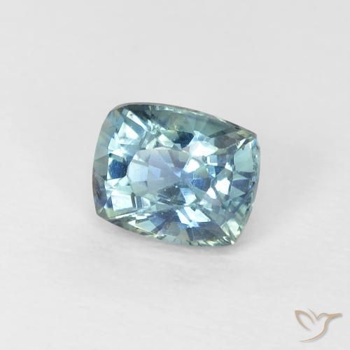 Zafiro Cerceta natural de 0.66 ct, Forma Cojín, VVS-VS