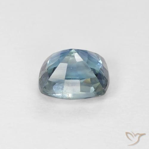 Zafiro Cerceta natural de 0.66 ct, Forma Cojín, VVS-VS