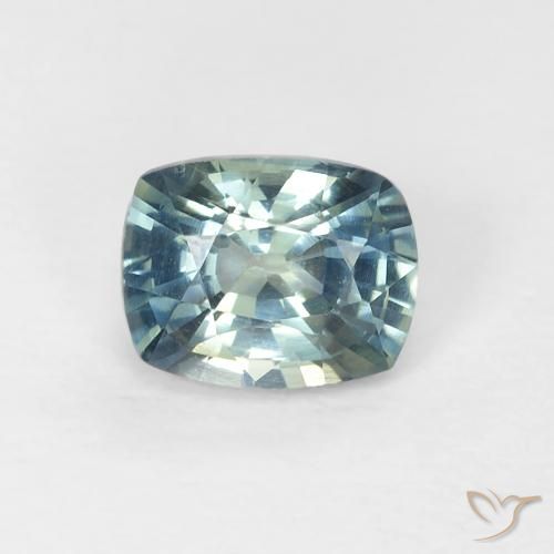 0.74ct Natural Cerceta Zafiro, Forma Cojín, VVS-VS