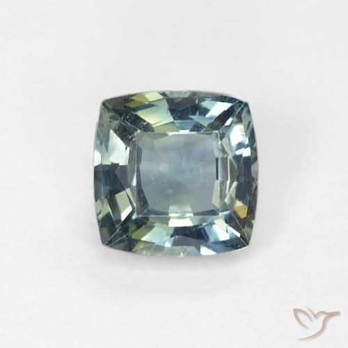 0.80ct Natural Multicolor Zafiro, Forma Cojín, VS