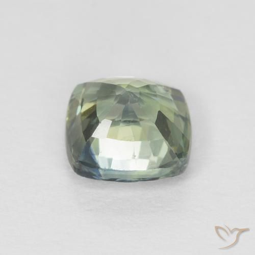 Zafiro Cerceta natural de 0.80 ct, Forma Cojín, VS