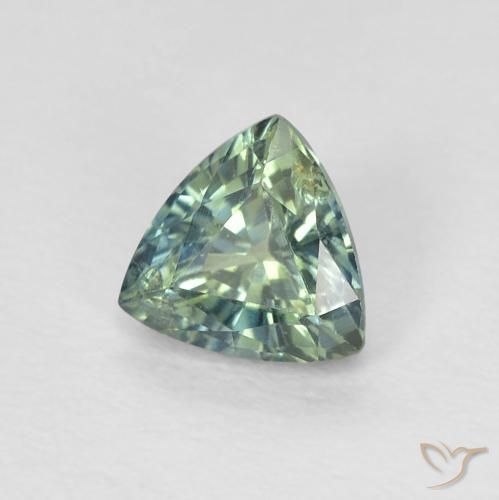 Zafiro Cerceta natural de 0.68 ct, Trillón, VS