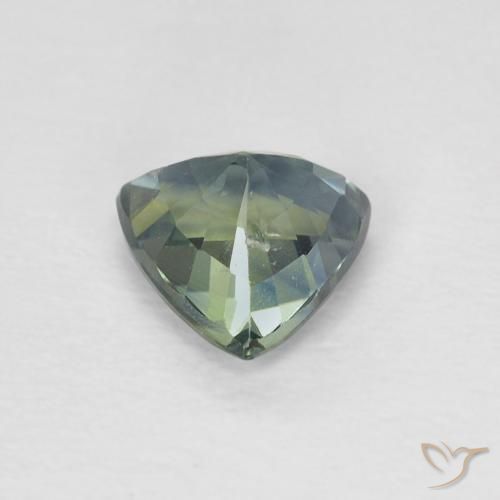 Zafiro Cerceta natural de 0.68 ct, Trillón, VS