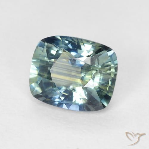 Zafiro Multicolor natural de 0.78 ct, Forma Cojín, VVS-VS
