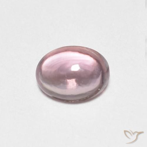 0.49ct Natural Púrpura claro Zafiro, Ovalada, Transparente