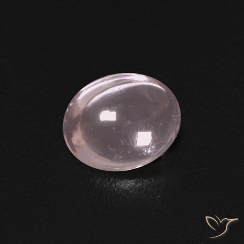 0.48ct Natural Púrpura muy claro Zafiro, Ovalada, Transparente