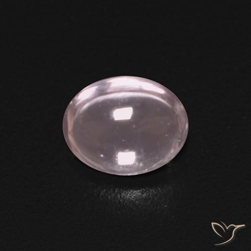 Zafiro Púrpura muy claro natural de 0.48 ct, Ovalada, Transparente