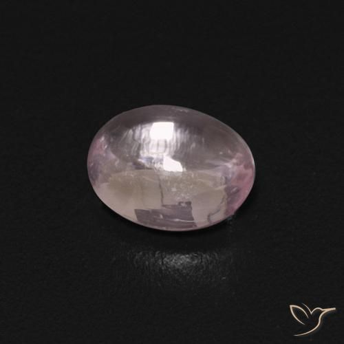 Zafiro Púrpura muy claro natural de 0.48 ct, Ovalada, Transparente