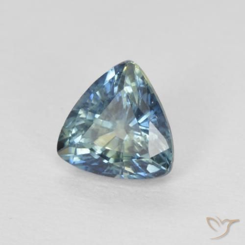 Zafiro Cerceta natural de 0.75 ct, Trillón, VS