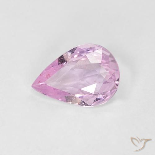 0.52ct Natural Púrpura medio Zafiro, En forma de pera, VVS-VS