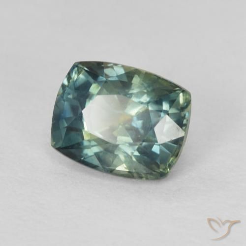 Zafiro Multicolor natural de 0.82 ct, Forma Cojín, VVS-VS