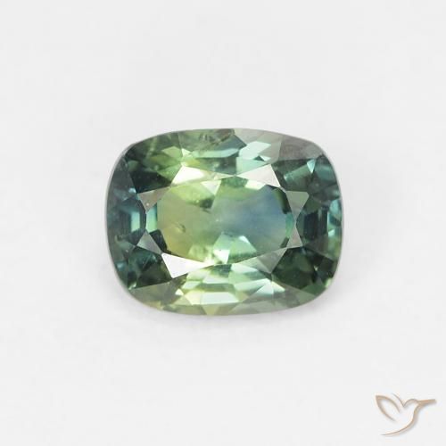 0.63ct Natural Multicolor Zafiro, Forma Cojín, VS