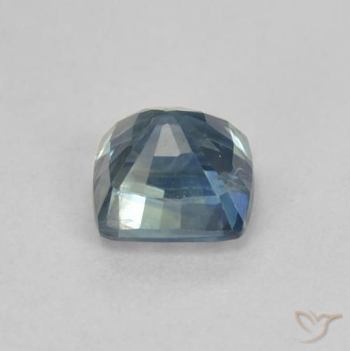 Zafiro Cerceta natural de 0.88 ct, Forma Cojín, VS