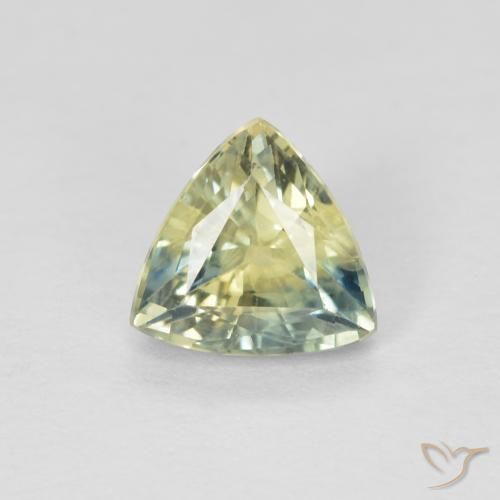 0.92ct Natural Multicolor Zafiro, Trillón, VS