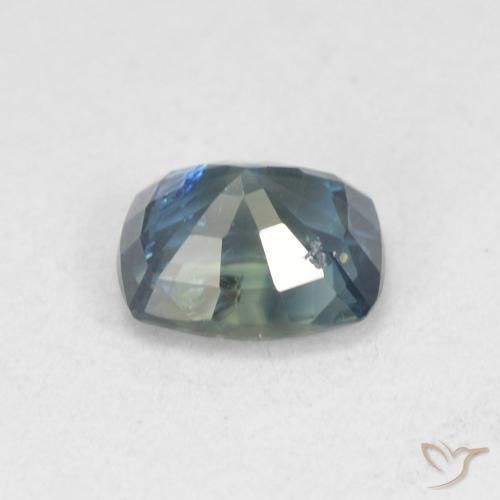 Zafiro Cerceta natural de 0.83 ct, Forma Cojín, VS