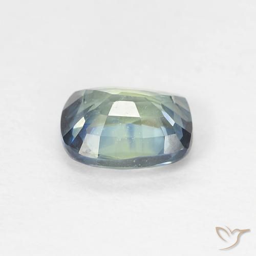 Zafiro Multicolor natural de 0.95 ct, Forma Cojín, VVS-VS