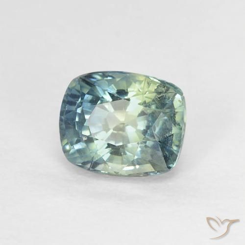 Zafiro Multicolor natural de 1.27 ct, Forma Cojín, VVS-VS