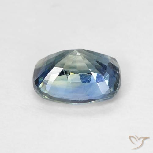 Zafiro Cerceta natural de 0.60 ct, Forma Cojín, VVS-VS