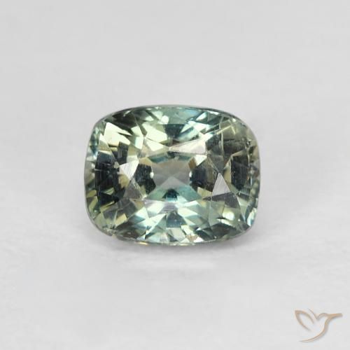 0.79ct Natural Multicolor Zafiro, Forma Cojín, VVS-VS