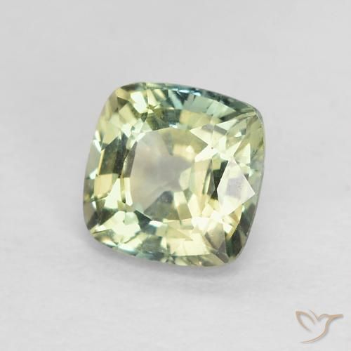 Zafiro Multicolor natural de 0.90 ct, Forma Cojín, VVS-VS