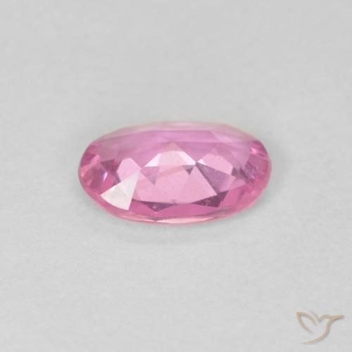 Zafiro Rosa natural de 0.45 ct, Ovalada, VVS