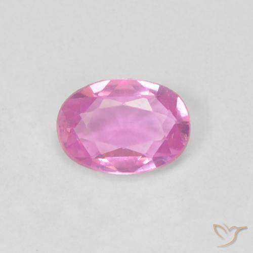 0.46ct Natural Rosa Zafiro, Ovalada, VVS