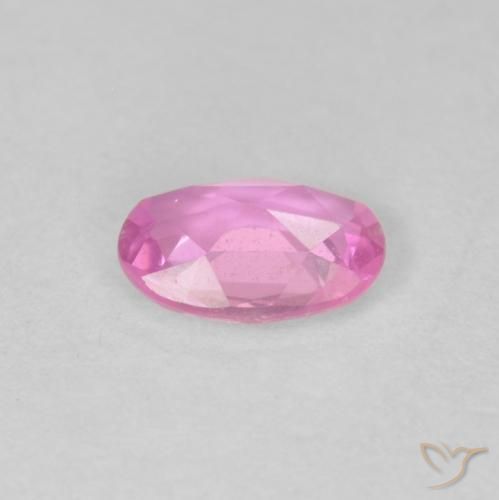 Zafiro Rosa natural de 0.46 ct, Ovalada, VVS