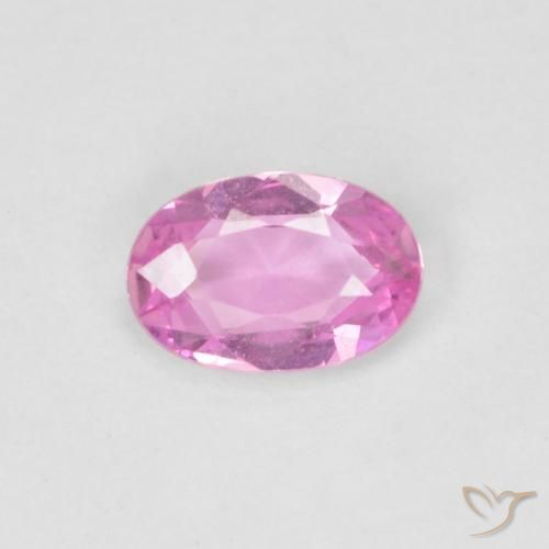 0.45ct Natural Rosa Zafiro, Ovalada, VVS