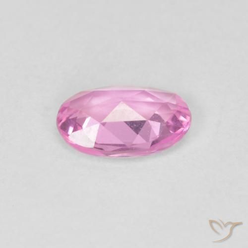 Zafiro Rosa natural de 0.45 ct, Ovalada, VVS