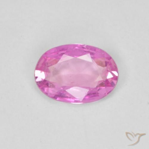 0.39ct Natural Rosado púrpura Zafiro, Ovalada, VVS-VS