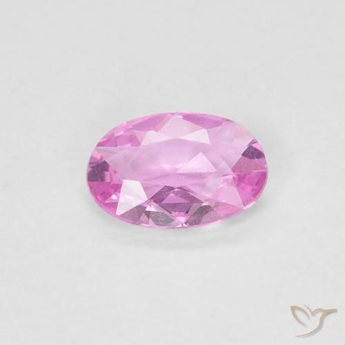 0.35ct Natural Rosado claro Zafiro, Ovalada, VVS