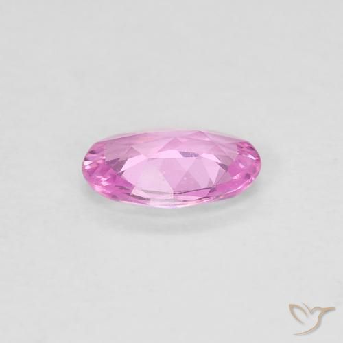 Zafiro Rosado claro natural de 0.35 ct, Ovalada, VVS