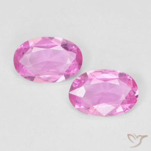 0.75ctw Natural Rosa Zafiro, Ovalada, VVS-VS