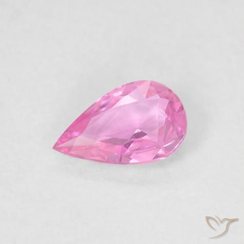0.32ct Natural Rosado púrpura Zafiro, En forma de pera, VVS