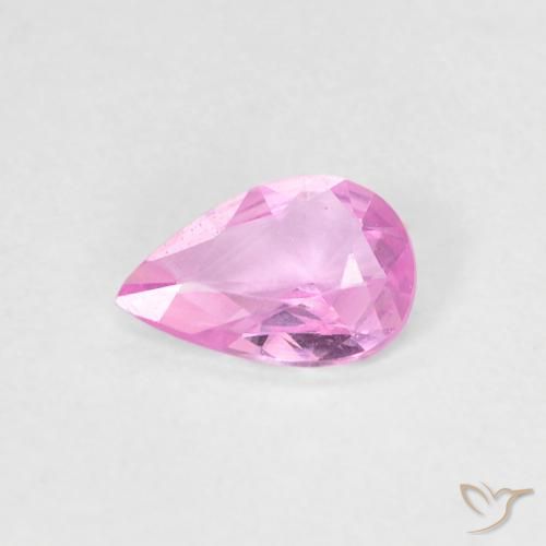 0.29ct Natural Rosado púrpura Zafiro, En forma de pera, VVS
