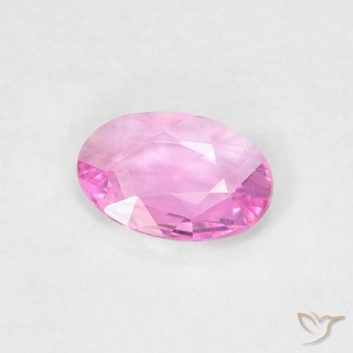 Zafiro Púrpura medio natural de 0.34 ct, Ovalada, VVS